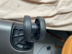 Reisetasche Koffer ABSTasche Trolley (Handgepäck-Mittel-Groß) Zwillingsrollen Anthrazit XL(75cm) Kunden-Foto 4