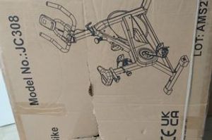 Wenoker Heimtrainer Fahrrad mit Eigener App und Magnetischem Widerstand, Bis 160KG, Indoor Fitnessbike Heimtrainer für Kardio Training Kunden-Foto 1