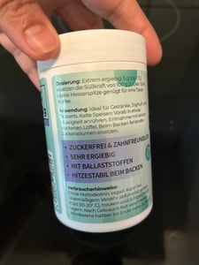 Mönchsfrucht Süßzutat Konzentrat 1 : 20, 150g Dose - 1g = 20g Zucker - 98% weniger Kalorien als Zucker durch Monk Fruit Luo Han Guo - Keto, Zuckerfrei Kunden-Foto 2