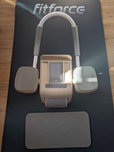 Ka08 Braun Abs Automatisches Bauchmuskel-Trainingsrad Mit Lcd-Display Und Ladefunktion Kunden-Foto 1