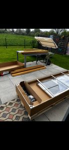 Der Pavillon steht wie ne eins.