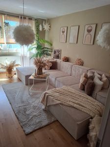 ALTDECOR Ecksofa in U-Form Corner Sofa Bett Eckcouch Couch L-Form Wohnlandschaft Cauchsofa SIERRA-U - 349x169x80 cm Beige - Kunden-Foto 1