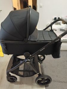 4Baby | Kinderwagen - Kombikinderwagen 2in1 - Blau - Aluminiumrahmen - gefederte Räder - wendbarer Sitz, Einhand-Faltmechanismus, UPF 50+, Cosmo Kunden-Foto 1
