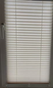 Plissee Faltrollo Jalousie Klemmfix ohne Bohren Alu Profil blickdicht Rollo anthrazit 35cm 70 - 100cm Kunden-Foto 8