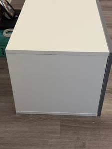 Idohome TV-Lowboard Angel 200 cm Weiß Matt – Fernsehschrank, Wohnzimmer, TV-Schrank, Medienmöbel, Hängeschrank mit LED-Beleuchtung, Push-to-Open Kunden-Foto 1