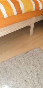 vidaXL Massivholzbett Kiefernholz 90x200 cm Kunden-Foto 1