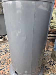 Aga Gas Heizpilz Terrassenheizstrahler – Gasheizer Heizstrahler für Terrasse & Garten MR8151 Grau Kunden-Foto 2