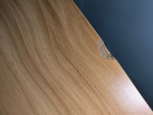 Verstellbarer, tragbarer Arbeitstisch aus Holz mit Rollen, höhenverstellbar bis 90 cm, vielseitig einsetzbar - EVOSTUL Kunden-Foto 15
