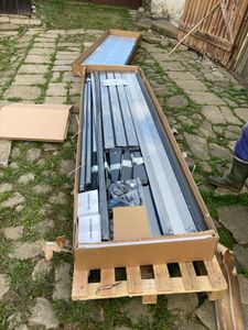 Westmann Aluminium Runddach Carport Bergen Anthrazit 505x300x220 cm Kunden-Foto 2