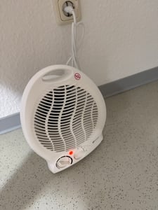 Heizlüfter energiesparend 2000 Watt - Schnellheizer Elektroheizung HEIMWERT Kunden-Foto 1