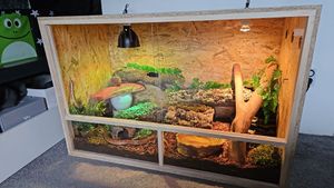 OSB Terrarium, Holzterrarium 120x60x80 cm mit Seitenbelüftung Kunden-Foto 2