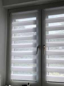 Doppelrollo 85x150cm Weiß Duo Rollo Klemmfix ohne Bohren Jalousie Rollos für Fenster und Tür Kunden-Foto 3