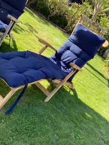 Beautissu Bequeme Liegenauflage Deckchair, 200x50x8 cm, Natur Kunden-Foto 1