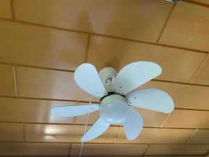 ZMH ventilateur de plafond blanc avec éclairage et télécommande silencieux 6 pales Ø75 cm minuterie pour salon chambre cuisine salle à manger Photo du client 1