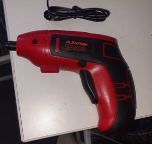 ALEAPOW Mini Akkuschrauber, 5 Nm Elektrischer Akkuschrauber Set, 2000mAh 3,6 V Akkuschrauber Klein, Akku Schraubendreher mit 9+1 Bits, LED Licht, USB Ladekabel für Schrauben, Reparatur Kunden-Foto 1