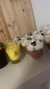 Klasique Doppelwandige Cappuccino Gläser Set 250ml, 12x Thermogläser Schwebeeffekt, doppelwandig, Borosilikatglas, spülmaschinengeeignet, Doppelwandig Kunden-Foto 1