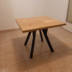 Esstisch Ausziehbar Rico 100-200 cm, Lancelot, Holzbeine, Modernes Design Kunden-Foto 2