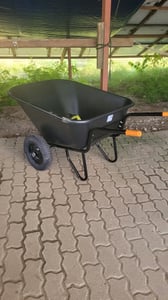 Springos® Garten-Schubkarre 300 Liter Zweirad-Schubkarre Kunden-Foto 5
