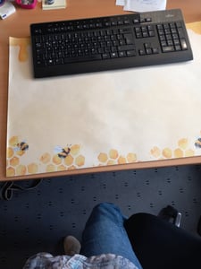 RNK 46660 Notiz-Schreibunterlage Honey - 60 x 42 cm, blanko, 25 Blatt Kunden-Foto 1