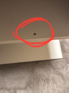 Merax Couchtisch mit versteckten Schubladen, Beistelltisch mit geometrische Design, Tisch mit Ablagefläche und Sockel, Wohnzimmetisch Holz +Schwarz Kunden-Foto 1