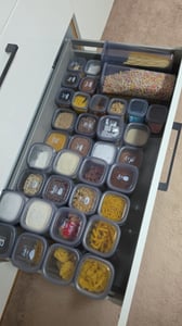 Viwares Vorratsdosen mit Deckel Luftdicht, 48er Vorratsbehälter Set BPA-Frei, Vorratsdose zur Müsli Mehl Aufbewahrung Küche, Praktische Organizer Küche, Frischhaltedosen für Lebensmittelaufbewahrung Kunden-Foto 1