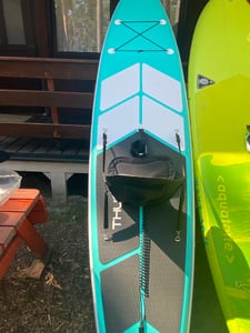 Thunder Viosa 320 Stand Up Paddle Board 320 x 75 x 15 cm Rosa Gelb 150 kg Kunden-Foto 2