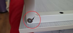 VASAGLE Schreibtisch Computertisch schmaler Bürotisch 80x50x75cm schwarz Kunden-Foto 12