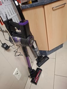 BERGER Akku Staubsauger, Staubsauger, Kabellos, 70000 Pa , 70 min Laufzeit, Stielstaubsauger, Berger, 1.8L, Sauger mit Touch, Tierhaar, Kunden-Foto 4