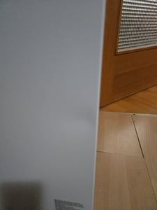 Ikodm infračervený ohrievač 750W, elektrický ohrievač s aplikáciou cez Wi-Fi, termostatom, diaľkovým ovládaním, vhodný na montáž na stenu alebo na podlahu, biela farba Fotografia od zákazníka č. 1