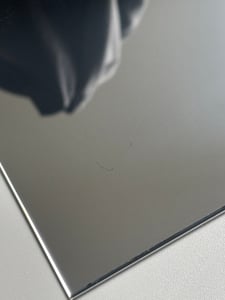 WOLTU Schminktisch mit LED-Beleuchtung, einstellbare Helligkeit, Weiß Kunden-Foto 3
