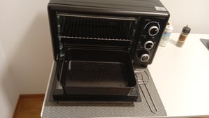 OptimumX 20 L Minibackofen, Klein mini Backofen mit Umluft, 60 Min Timer, Pizza- Kunden-Foto 1
