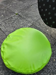 COSTWAY zestaw 6 okrągłych poduszek do siedzenia dla dzieci, poduszka podłogowa 35x35cm z uchwytem i zamkiem błyskawicznym, poduszka na krzesło wielokolorowa, poduszka główna do siedzenia podwyższającego Zdjęcie produktu od klienta nr 2
