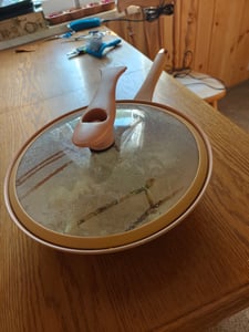 Wok panvica 32 cm zo železa, nepriľnavá, so sklenenou pokrievkou na plyn Fotografia od zákazníka č. 1