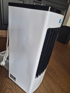 Climatiseur mobile JUNG LIFEAIR sans tuyau d'évacuation, climatiseur mobile 3-en-1, purificateur d'air, humidificateur, refroidissement par eau, jusqu'à 20 m², minuterie de 15,5 heures Photo du client 32
