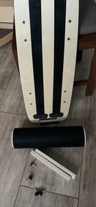 FunLife, tavola di equilibrio TERRA, rotonda, realizzata in legno di betulla – allenatore dell'equilibrio a 360° per il rafforzamento del core, la coordinazione e la stabilità, con una capacità di carico fino a 100 kg Foto del cliente 1