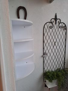 Wandregal Vicco Ecki Weiß 40 x 180 cm, Model 37262 Kunden-Foto 1