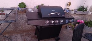 TAINO BBQ Gasgrill BASIC 4+1 Grillwagen 4 Edelstahl-Brenner + Seitenkocher Schwarz mit Deckel und Ablage Kunden-Foto 1