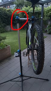 Grafner® Fahrrad Montageständer Reparaturständer Fahrradständer Zentrierständer Kunden-Foto 2
