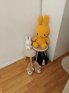 Přívěsek na klíče Miffy (bílý, 10 cm) plyšová hračka plyšové zvířátko králík Fotografie od zákazníka č. 2