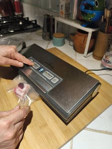 LEHMANN sigillatrice sottovuoto per alimenti FUSION macchina confezionatrice automatica per la casa di fogli di alluminio Foto del cliente 1