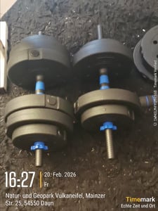 Lacestone 2in1 Hantelset Kurzhantel Langhantel Set Hanteln Krafttraining Gewichte 20 Kg MS-18212 Kunden-Foto 3