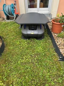 Izrielar Rasenmäher Garage Mähroboter Dach Schutzhülle Klappbar Schuppen Carport Kunden-Foto 2