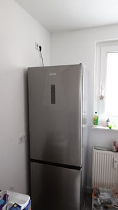 Gorenje NRK619CA2XL4 Kühl-Gefrierkombination, No Frost Plus, Fast Freeze, Adapt Tech, LED Display, Convert FreshZone, Inverter Kompressor, Edelstahl silber Kunden-Foto 2