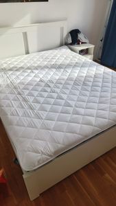 Matratzenauflage Matratzenschoner Unterbett Matratzentopper Matratzenschutz Größe ca. 180x200 cm Kunden-Foto 1