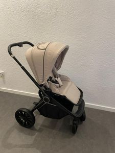 Lionelo Kombikinderwagen Mika Plus 3in1 bis 38 Monate (22kg), XXL-Verdeck mit UPF50+, 3-stufige Verstellung des Elterngriffs - Olivgrün Kunden-Foto 2