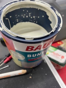 BAUFIX Buntlack schwarz seidenmatt, 1 Liter, Lackfarbe Kunden-Foto 1