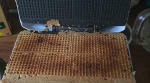 Efbe Zimtwaffeleisen ZWE 1000, 750 W, Weiß, mit 8 unterschiedlichen Motiven Kunden-Foto 1