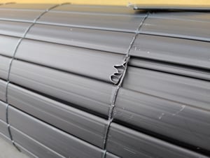 LZQ 200x500cm Sichtschutzmatte PVC Bambus Sichtschutz Garten Sichtschutzzaun Balkon Zaun Windschutz Balkonverkleidung, Anthrazit Kunden-Foto 5