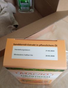 Sanddornöl Sanddorn Pflanzenöl Naturprodukt  200 ml Kunden-Foto 2