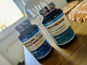 Vitastrong Kollagen Hyaluronsäure – 2000mg – 180 Tabletten – Coenzym Q10, Biotin, Vitamin C & D – Unterstützt Haut, Gelenke, Haare & Knochen Kunden-Foto 8